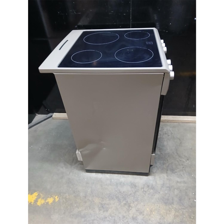 Refurbished Amica 60cm Electric Cooker - Silver