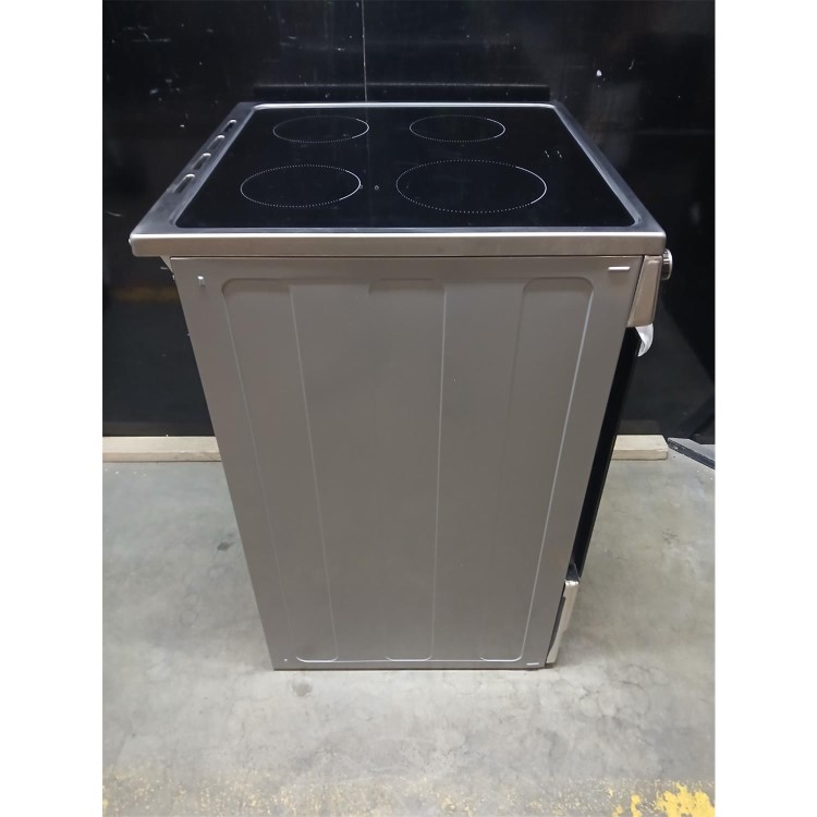 Refurbished 60cm Ceramic Single Cavity Cooker - Stainless Steel
