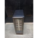 79159157/1/eiQ30WINEPREM Refurbished 18 Bottle Capacity 30cm Freestanding Under Counter Wine Cooler - Premium Dark Stainless Steel