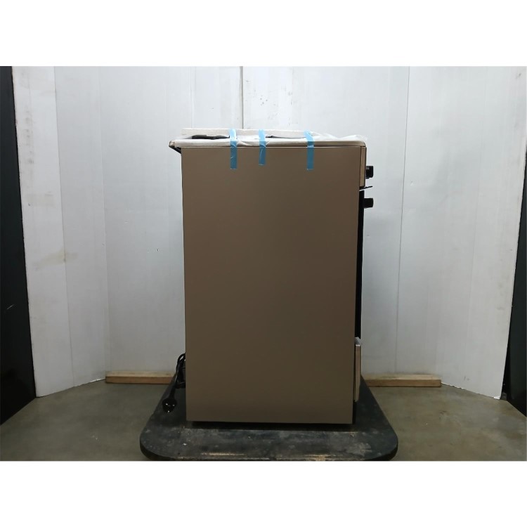 GRADE A2 - electriQ 60cm Dual Fuel Single Oven Cooker - Stainless Steel