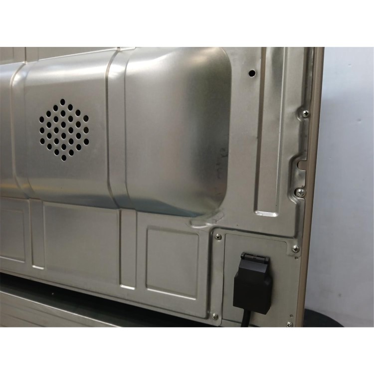 GRADE A2 - electriQ 60cm Dual Fuel Single Oven Cooker - Stainless Steel