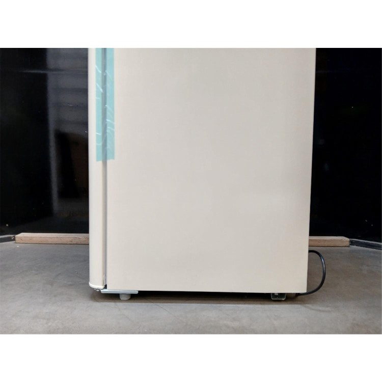 GRADE A2 - electriQ 153 Litre 60/40 Retro Freestanding Fridge Freezer - Cream Total No Frost