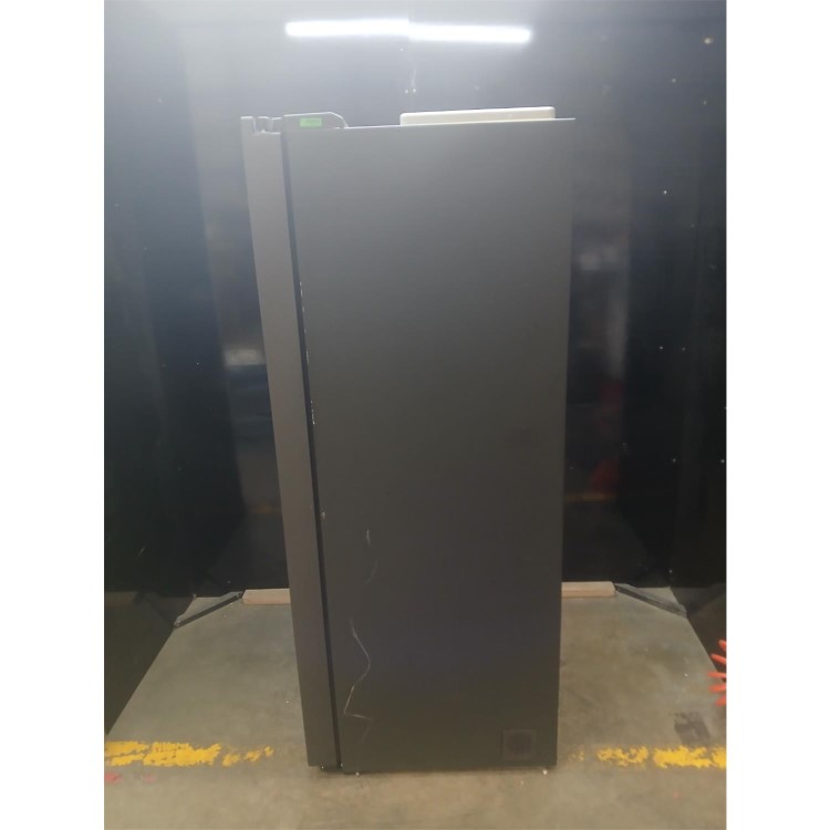 Refurbished Haier HSW59F18EIPT Total No Frost Side By Side American Fridge Freezer - Slate Black - E Rated