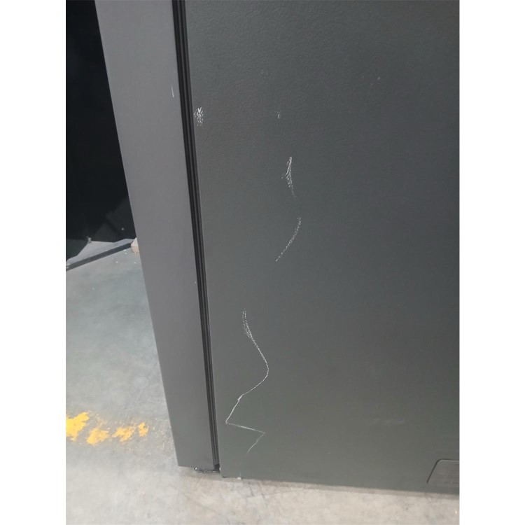 Refurbished Haier HSW59F18EIPT Total No Frost Side By Side American Fridge Freezer - Slate Black - E Rated
