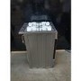 GRADE A2 - Indesit 50cm Dual Fuel Cooker - Stainless Steel