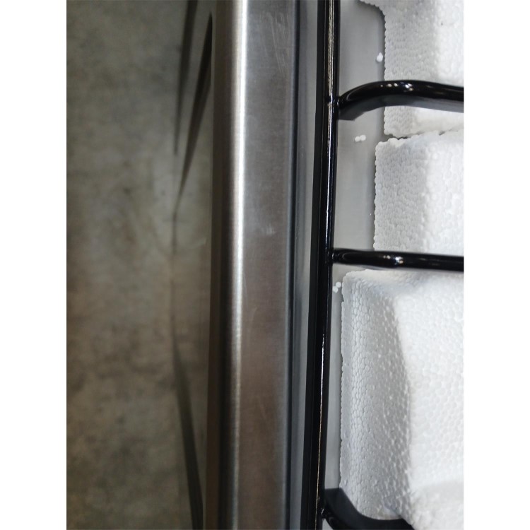 GRADE A2 - Indesit 50cm Dual Fuel Cooker - Stainless Steel