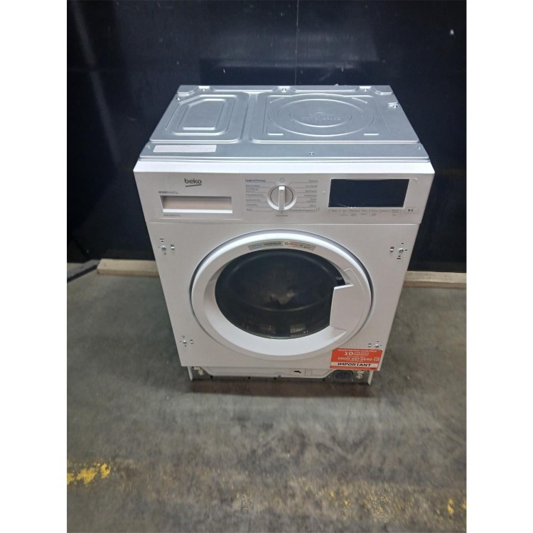 GRADE A2 - Beko 8kg Wash 5kg Dry 1400rpm Integrated Washer Dryer - White