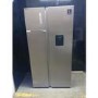 Refurbished Hisense PureFlat 541 Litre Side-by-Side American Fridge Freezer - Silver