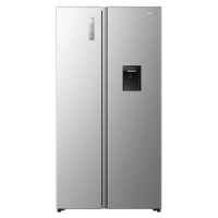 Refurbished Hisense PureFlat 541 Litre Side-by-Side American Fridge Freezer - Silver