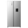 Refurbished Hisense PureFlat 541 Litre Side-by-Side American Fridge Freezer - Silver