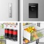 Refurbished Hisense PureFlat 541 Litre Side-by-Side American Fridge Freezer - Silver