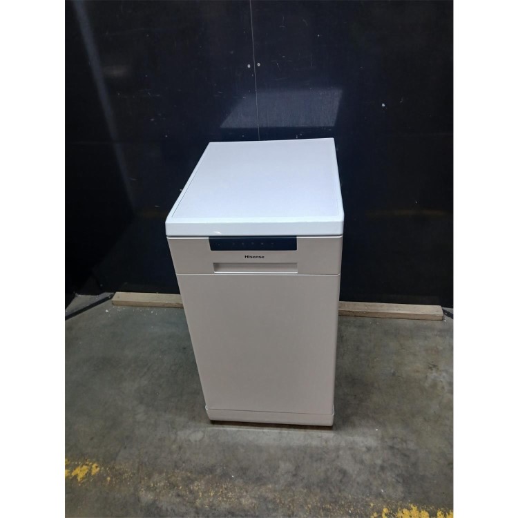GRADE A2 - Hisense Hi4 Freestanding Slimline Dishwasher - Super Silent - White