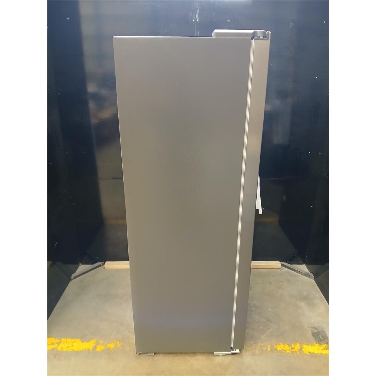 Refurbished electriQ 513 Litre Side-by-Side American Fridge Freezer  Stainless Steel