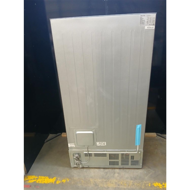 Refurbished electriQ 513 Litre Side-by-Side American Fridge Freezer  Stainless Steel