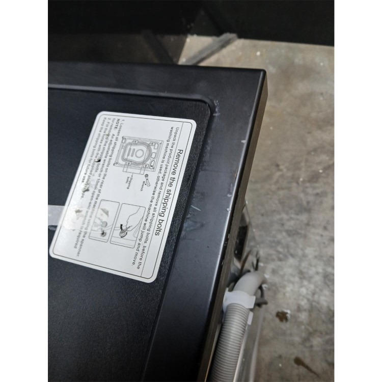 GRADE A2 - electriQ 8kg 1400rpm Washing Machine - Black