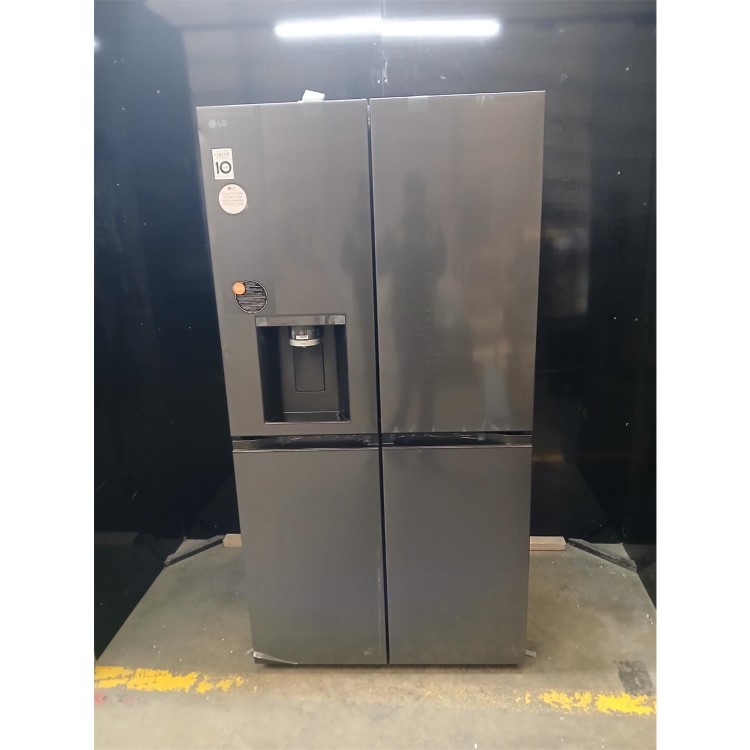 GRADE A2 - LG NatureFRESH 637 Litre Four Door American Fridge Freezer - Black