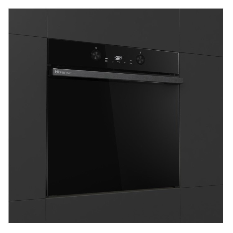 Hisense Hi4 BI64221PDBG BlackLine Electric Single Oven - Jet Black 