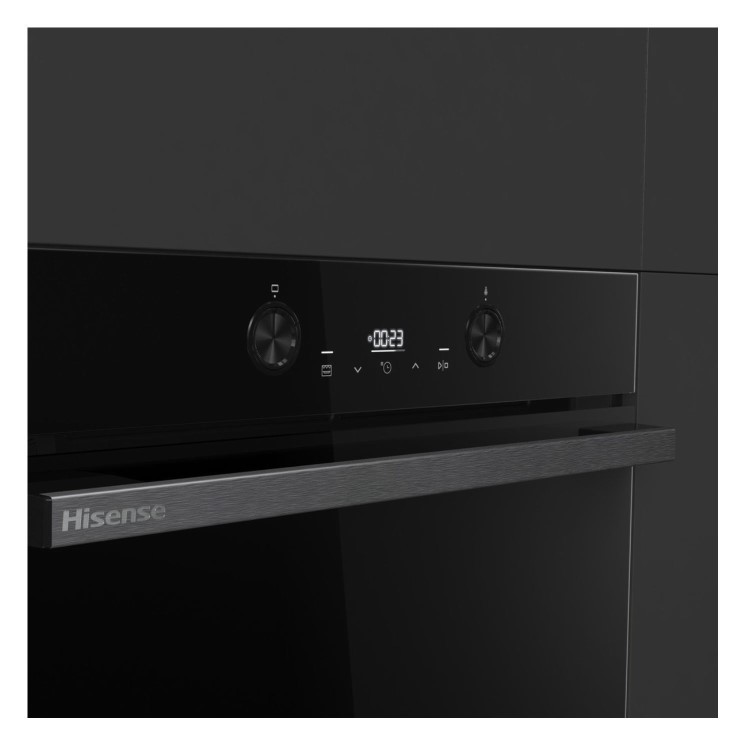 Hisense Hi4 BI64221PDBG BlackLine Electric Single Oven - Jet Black 