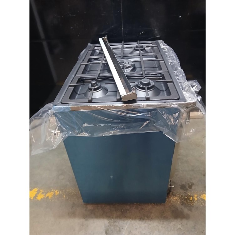 Refurbished Smeg Concert 90cm Dual Fuel Range Cooker - Stainless Steel