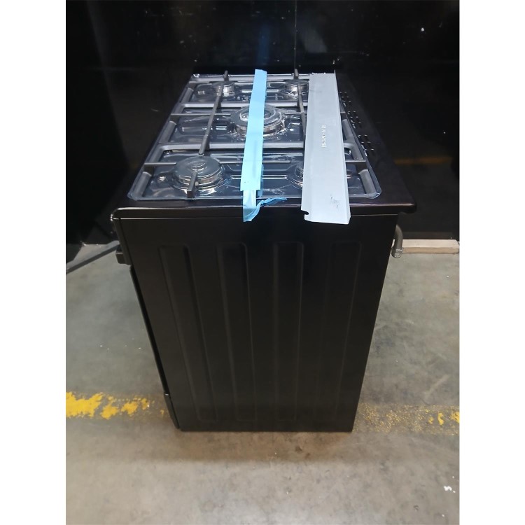 Refurbished electriQ 90cm Gas Range Cooker Black