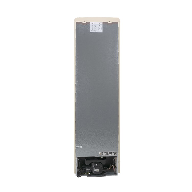 Refurbished 244 Litre 60/40 Retro Freestanding Fridge Freezer - Cream