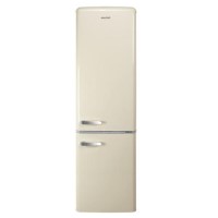 Refurbished 244 Litre 60/40 Retro Freestanding Fridge Freezer - Cream