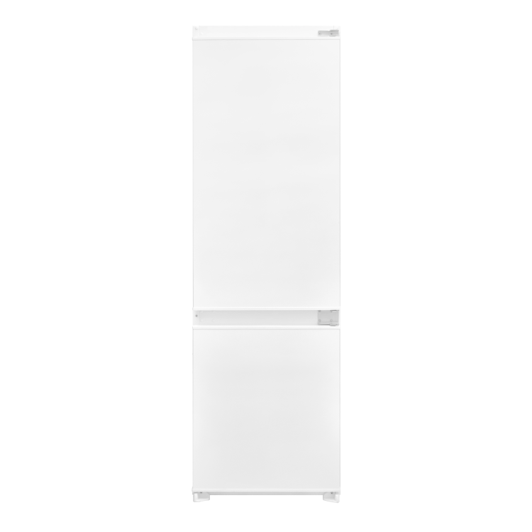 electriQ 243 Litre 177cm Frost Free 70/30 Integrated Fridge Freezer - White with Sliding Door Hinge