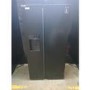 GRADE A2 - Hisense PureFlat 528 Litre Side-By-Side American Fridge Freezer - Black