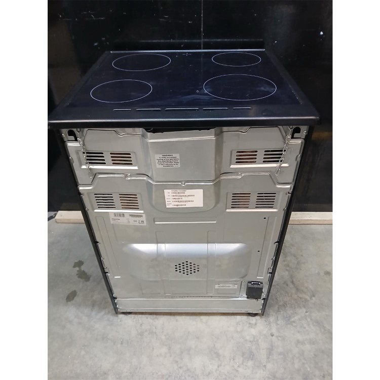 GRADE A2 - electriQ 60cm Electric Cooker - Black

