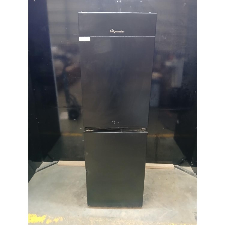 Refurbished Fridgemaster 252 Litre 50/50 Freestanding Fridge Freezer - Black - E Rated