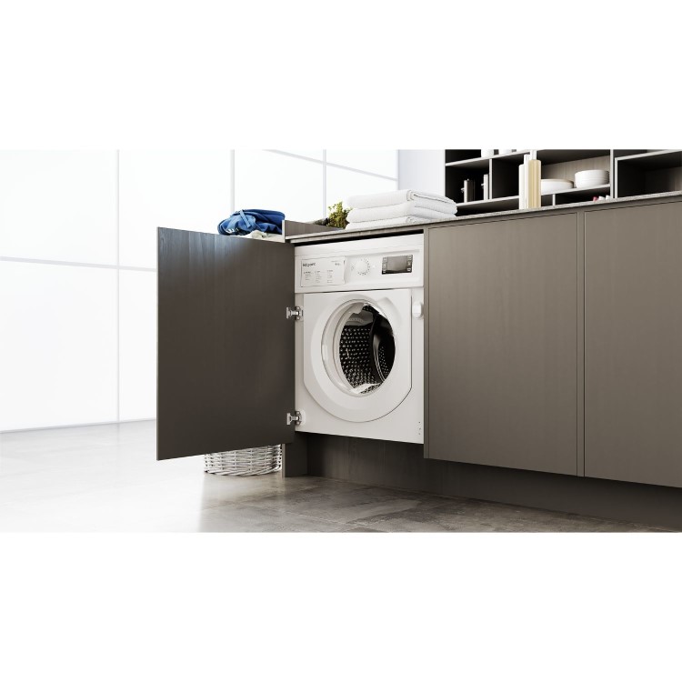 Hotpoint Anti-Stain 9kg Wash 6kg Dry 1400rpm Integrated Washer Dryer  - White