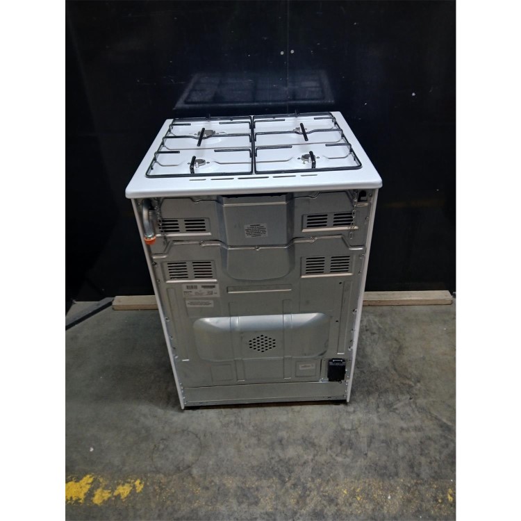 Refurbished electriQ 60cm Dual Fuel Cooker with Double Oven White