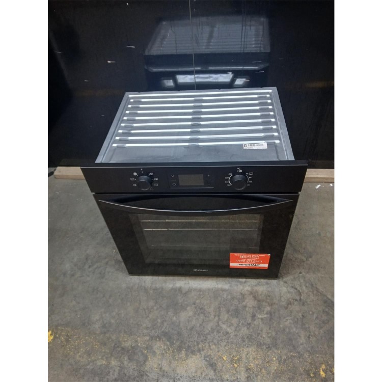 GRADE A2 - Indesit IO253BUK Turn&Go Electric Fan Single Oven - Black  