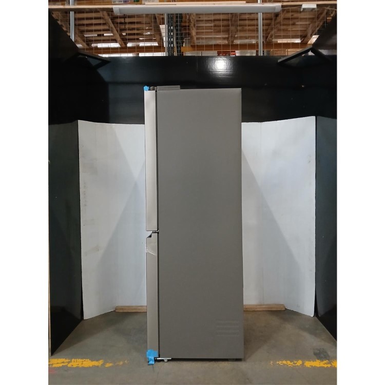 GRADE A2 - Fridgemaster 427 Litre Four Door American Fridge Freezer - Silver