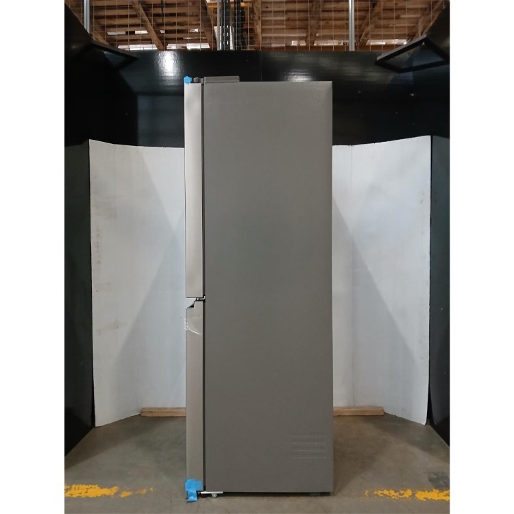 GRADE A2 - Fridgemaster 427 Litre Four Door American Fridge Freezer - Silver