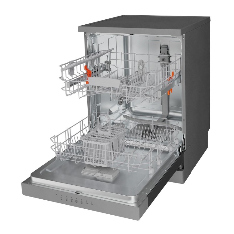 Hotpoint ActiveDry Freestanding Dishwasher - C-Rated Stainless Steel