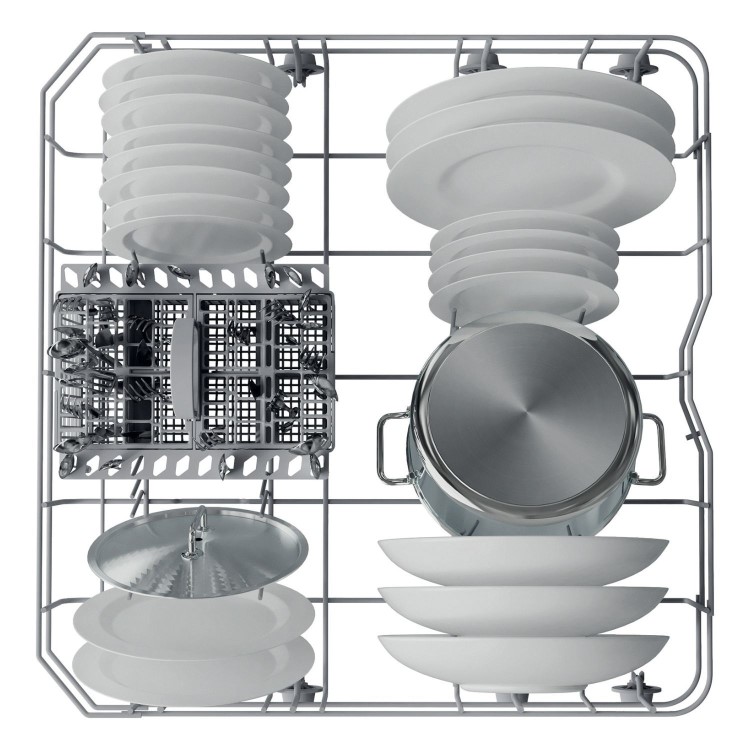 Hotpoint ActiveDry Freestanding Dishwasher - C-Rated Stainless Steel