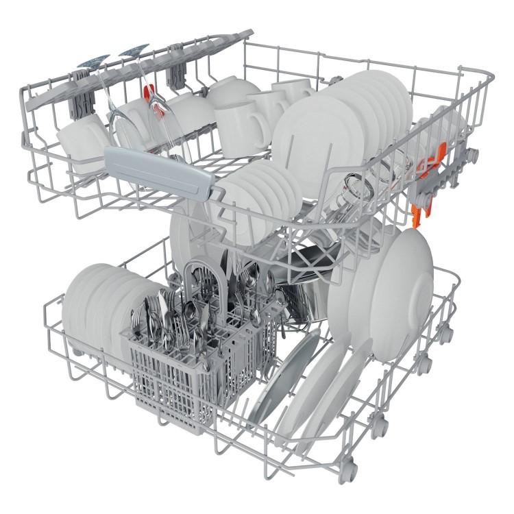 Hotpoint ActiveDry Freestanding Dishwasher - C-Rated Stainless Steel