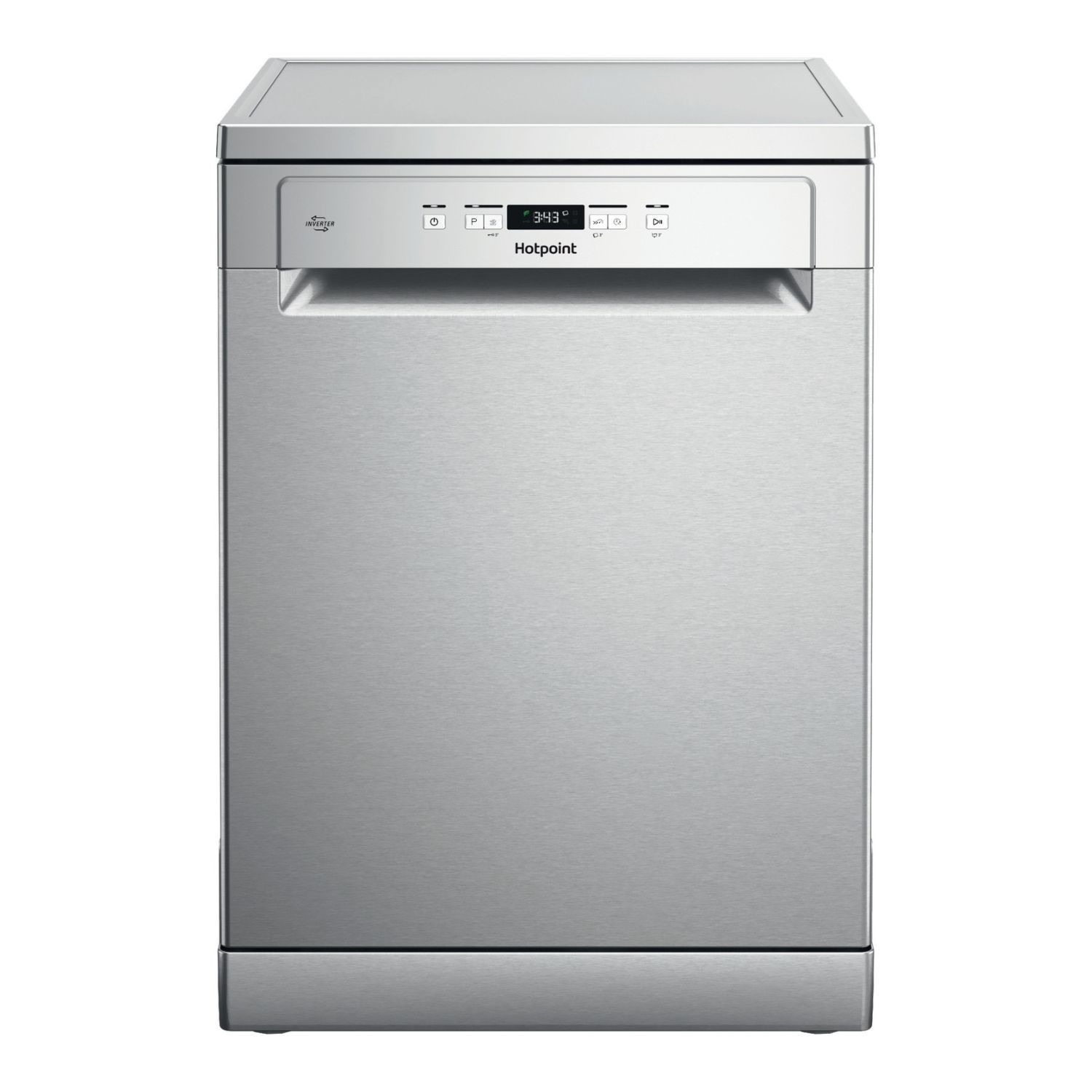 Hotpoint Silver Freestanding Full Size Dishwasher With Rapid Wash - Image 9