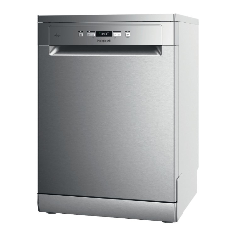 Hotpoint ActiveDry Freestanding Dishwasher - C-Rated Stainless Steel