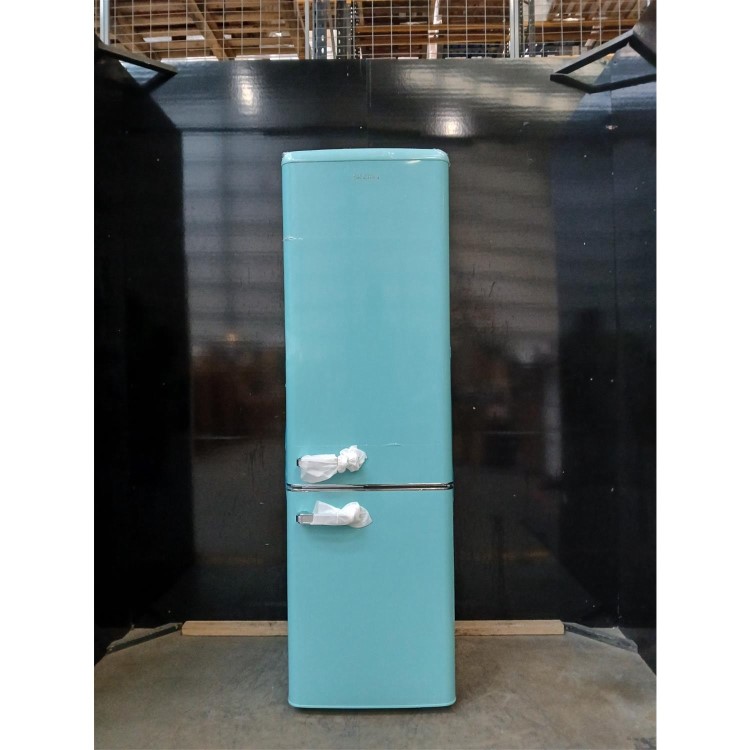 Refurbished electriQ 244 Litre 60/40 Freestanding Fridge Freezer - Blue
