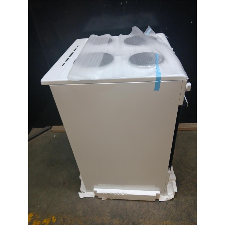Refurbished electriQ 60cm Single Electric Solid Plate White 1yr Warranty