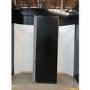 GRADE A2 - electriQ 320 Litre French Style American Fridge Freezer - Black Glass