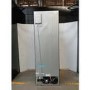 GRADE A2 - electriQ 320 Litre French Style American Fridge Freezer - Black Glass