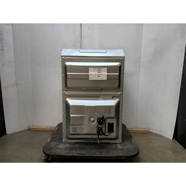 Refurbished Hotpoint DIH82G1AB Built-In Electric Double Oven with Air Fry - Black