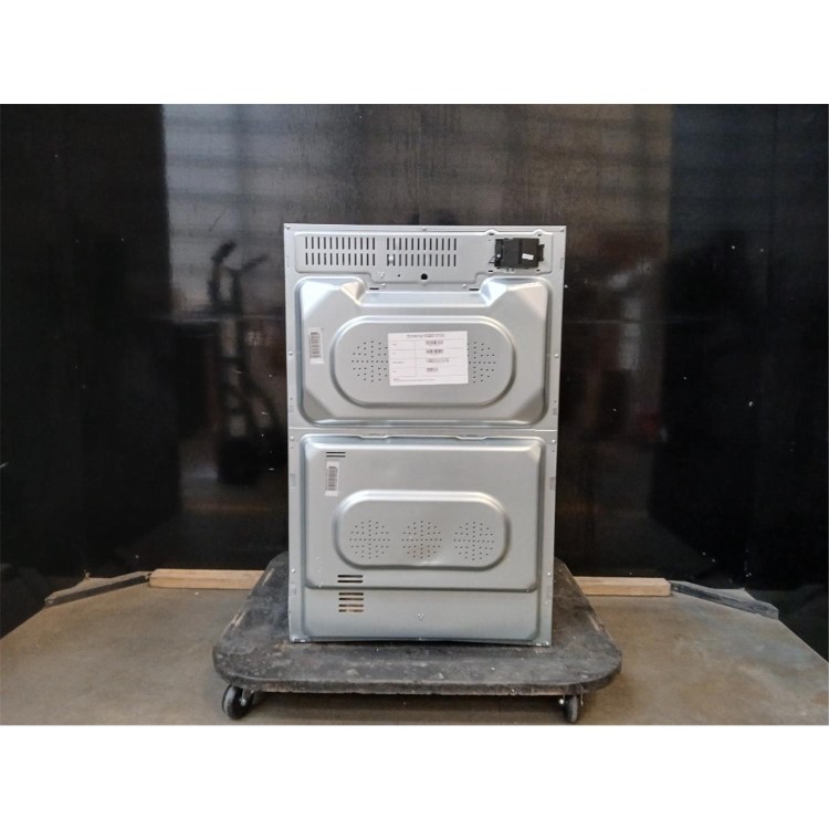 GRADE A2 - electriQ Built-In Electric Double Oven - Stainless Steel