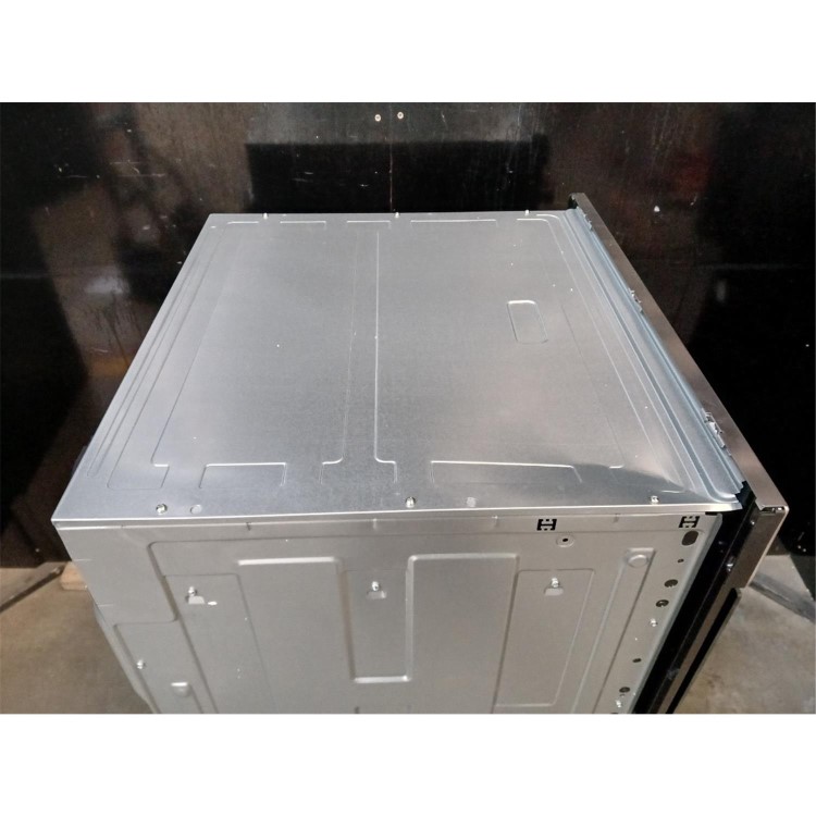 GRADE A2 - electriQ Built-In Electric Double Oven - Stainless Steel