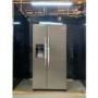Refurbished Bosch 533 Litre Side-By-Side American Fridge Freezer - Stainless steel