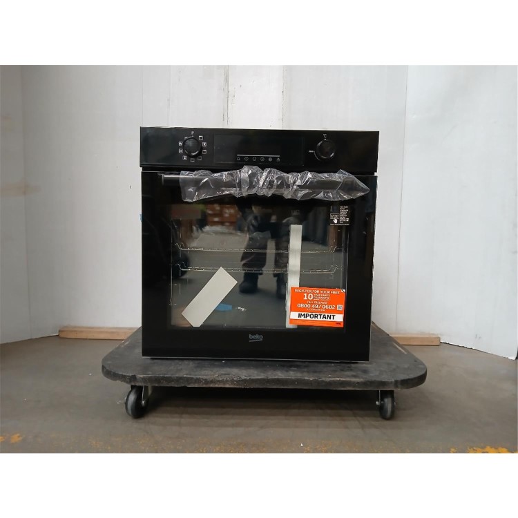 GRADE A2 - Beko BBIE12301BMP Electric Fan Assisted Single Oven - Black