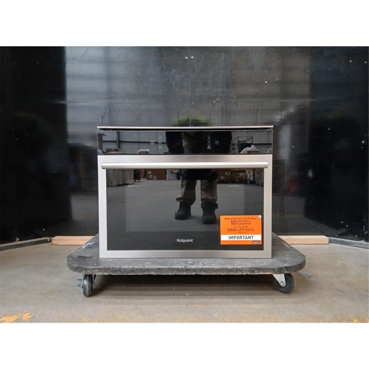GRADE A2 - Hotpoint Built-In Combination Microwave Oven - Stainless Steel